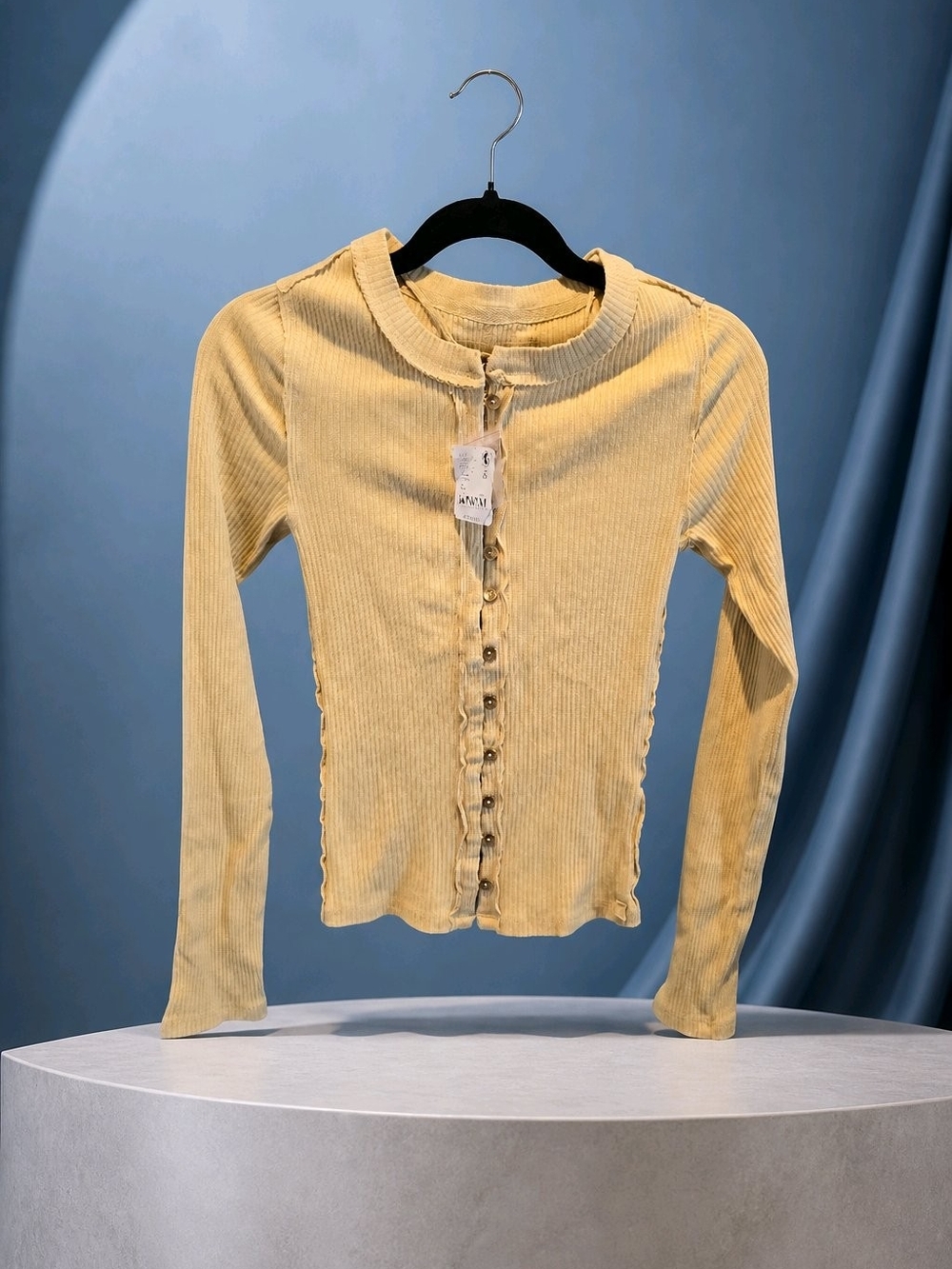 Free People,We The Free It's On Cardi Top, NWT,  Moonstone